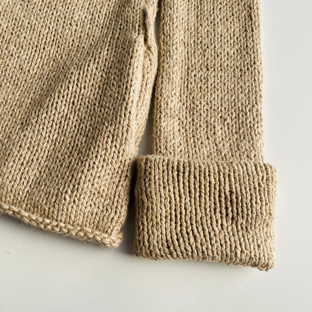 高級素材Y's ワイズ ニットカーディガン アンゴラ 絹 キャメル ヨージ