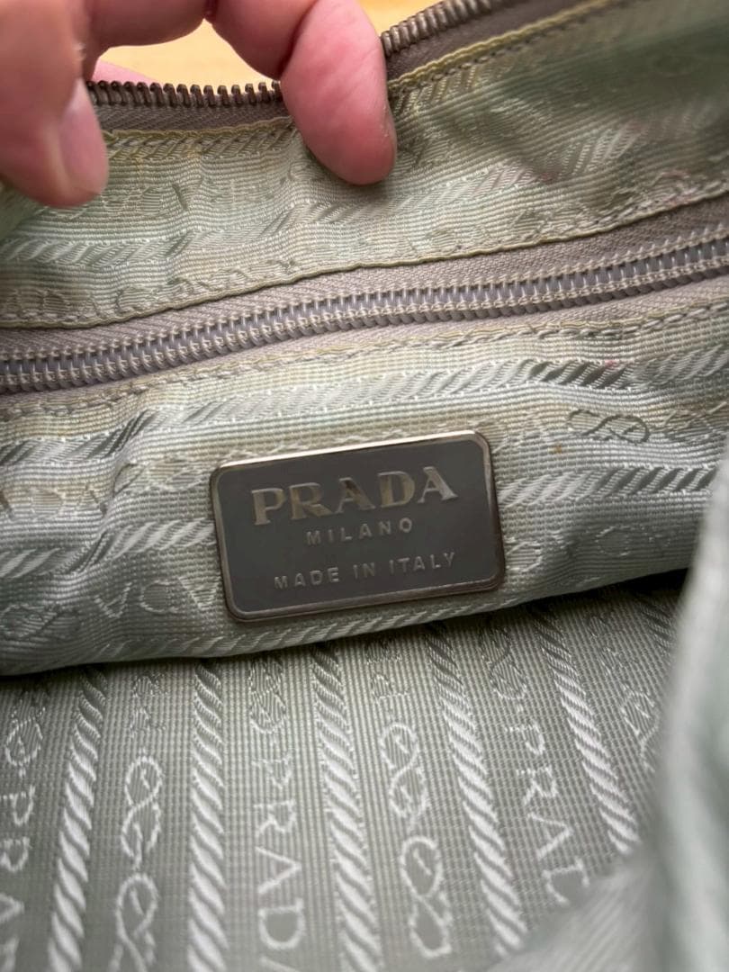 稀少　PRADA　プラダ　キルティング　ショルダーバッグ　ナイロン