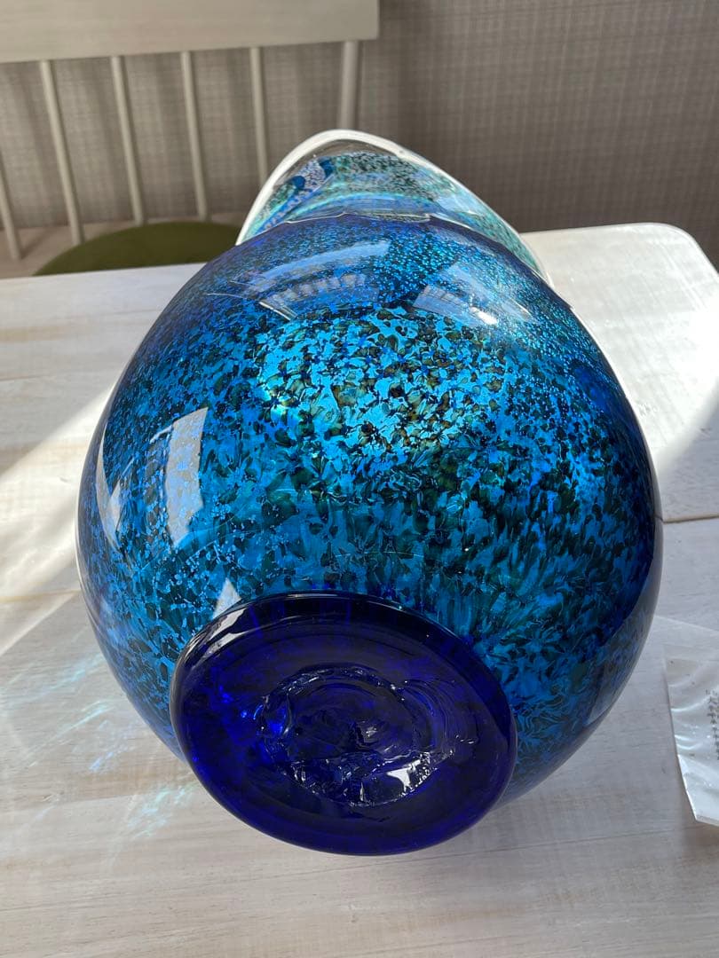 琉球ガラス　大城尚也作　美術品