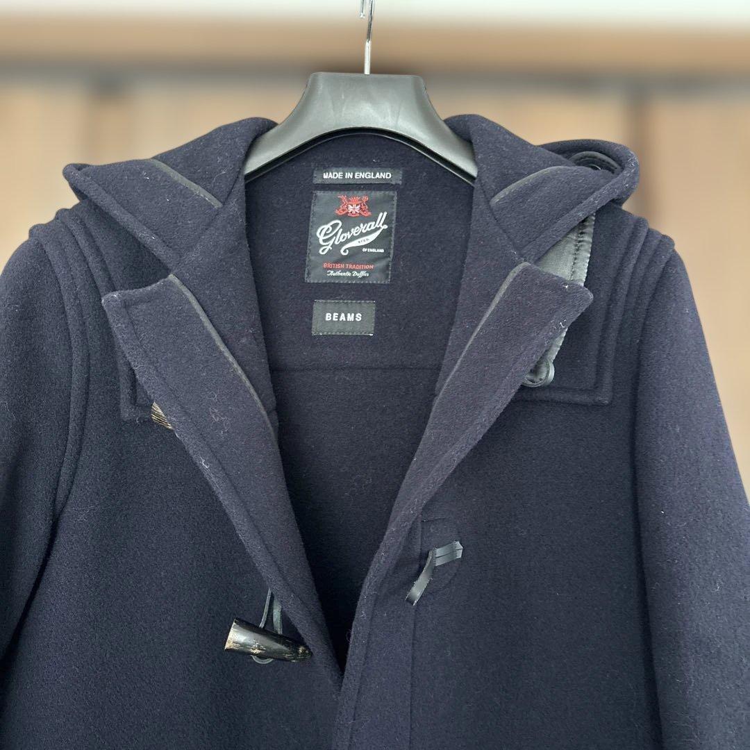 BEAMS別注 Groverall グローバーオール ネイビー ダッフルコート