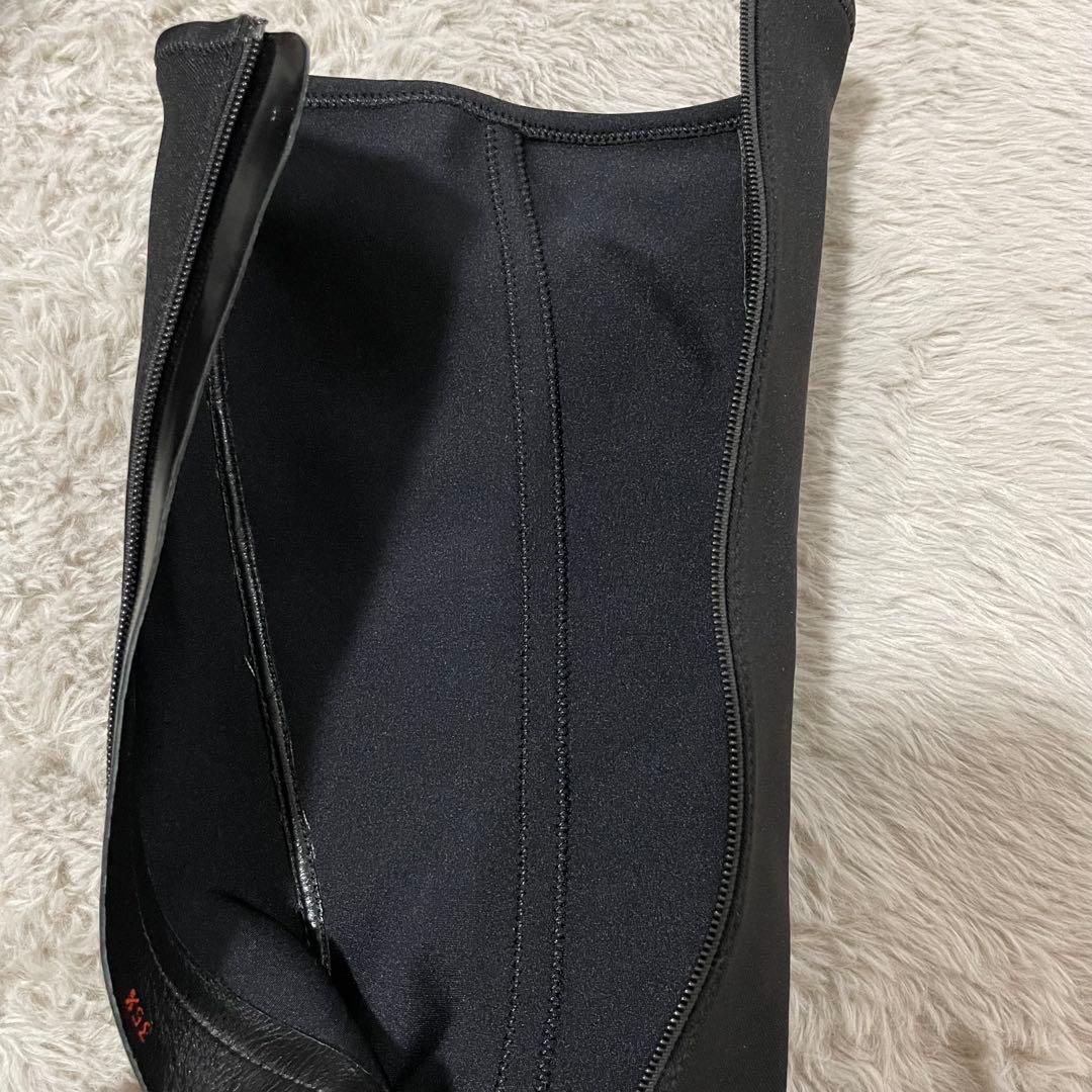 PRADA プラダ ロングブーツ サイドジップ ストレッチ 黒 ピンヒール