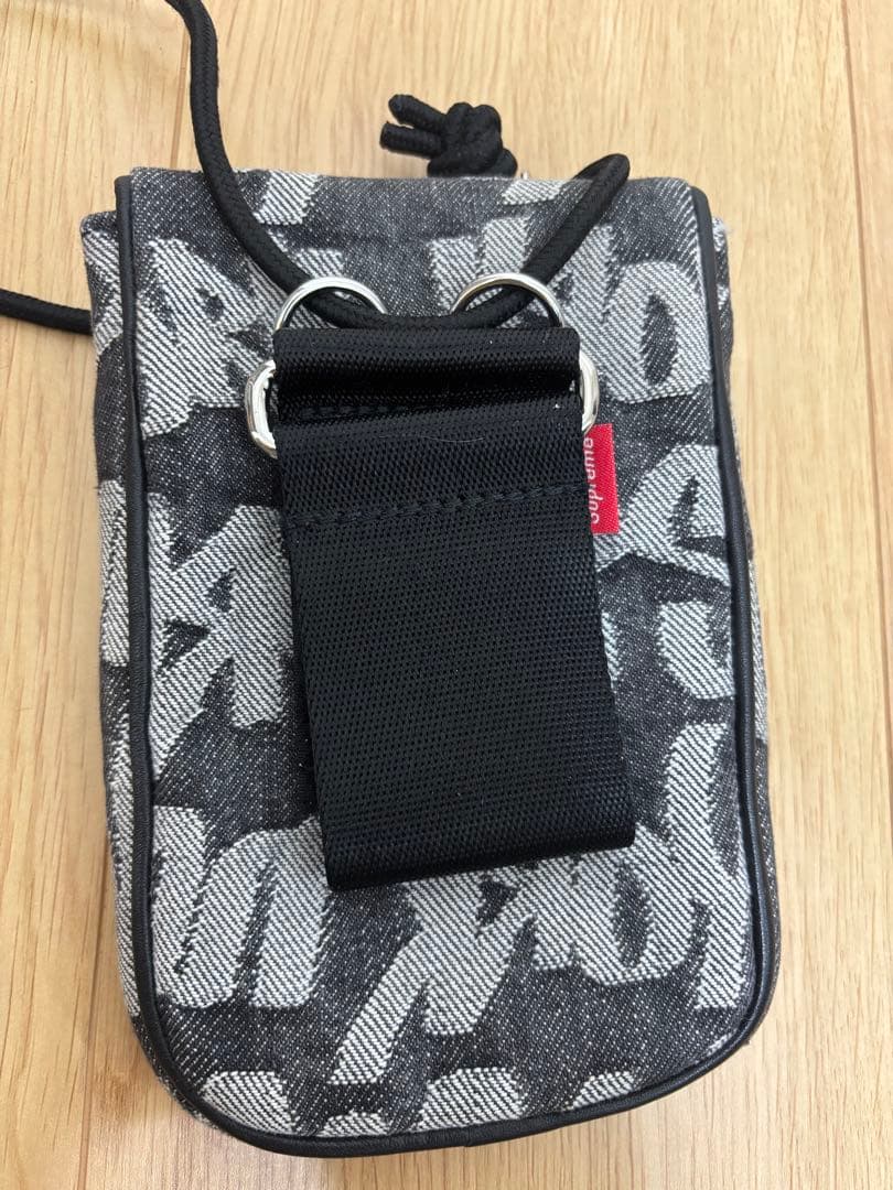 バッグ supreme 22ss Jacquard Denim Neck Pouch