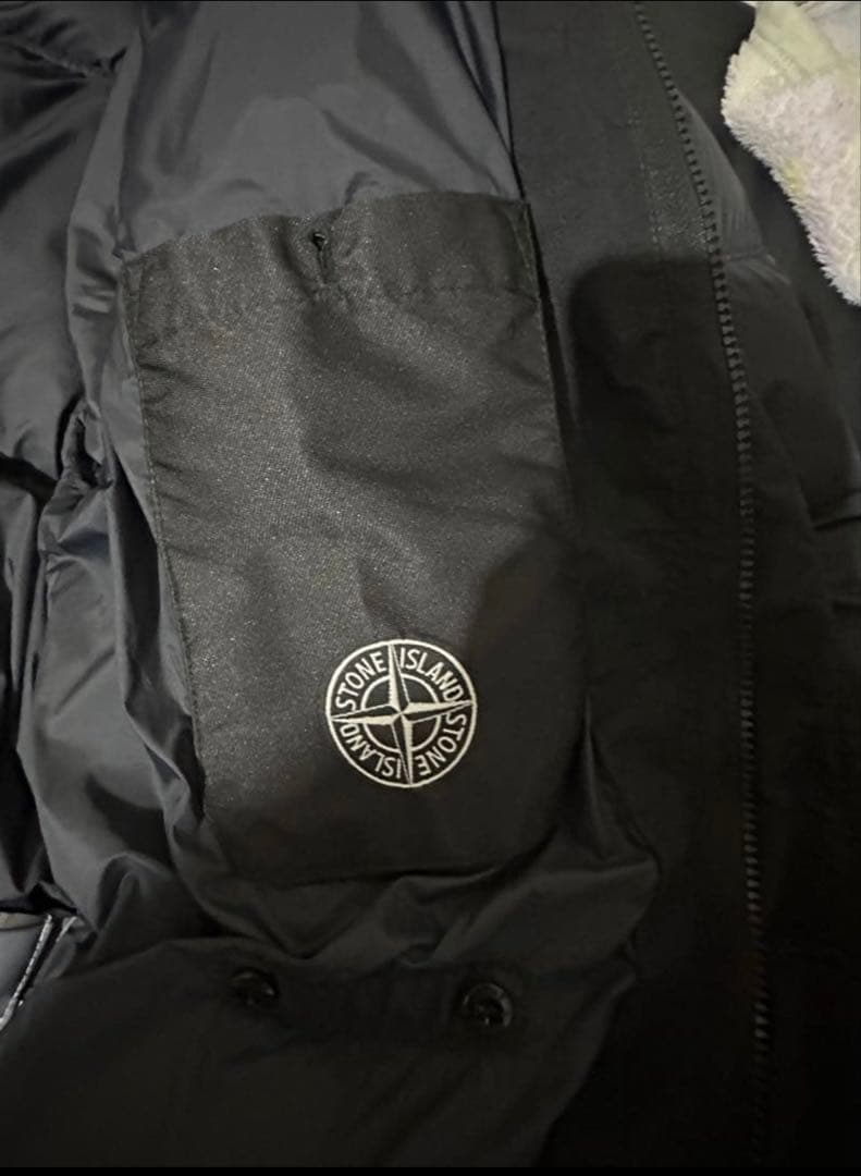 Stone  ブラック ダウンジャケット