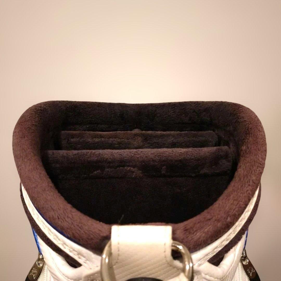 Aloha Standard ゴルフキャディバッグ ホワイト/ネイビー レア