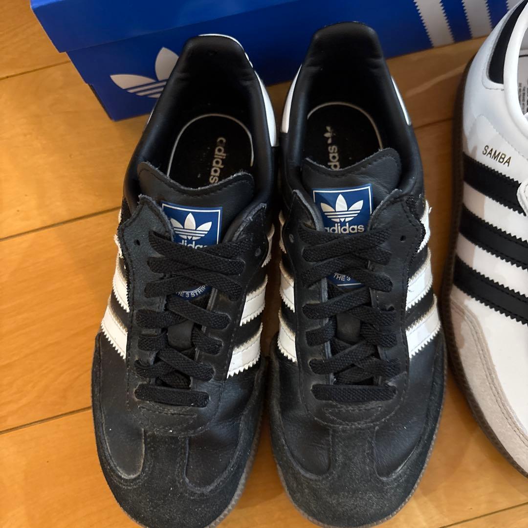 adidas Samba ブラック ホワイト スニーカー