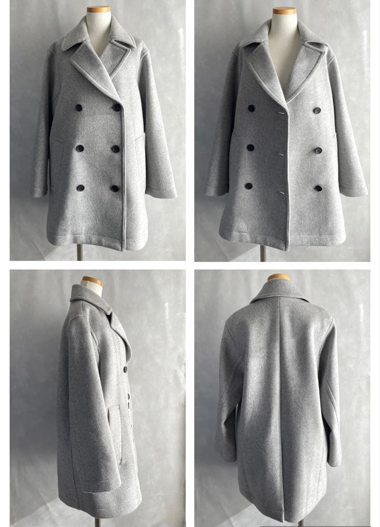 極美品✨シップスプライマリー　23AW 6.1万　毛100% Pコート36