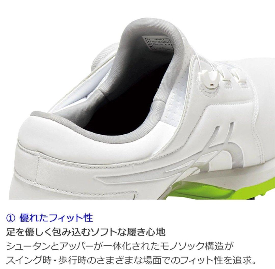 【善】アシックス ゴルフシューズ ゲルエース プロ エムボア 　28.0㎝