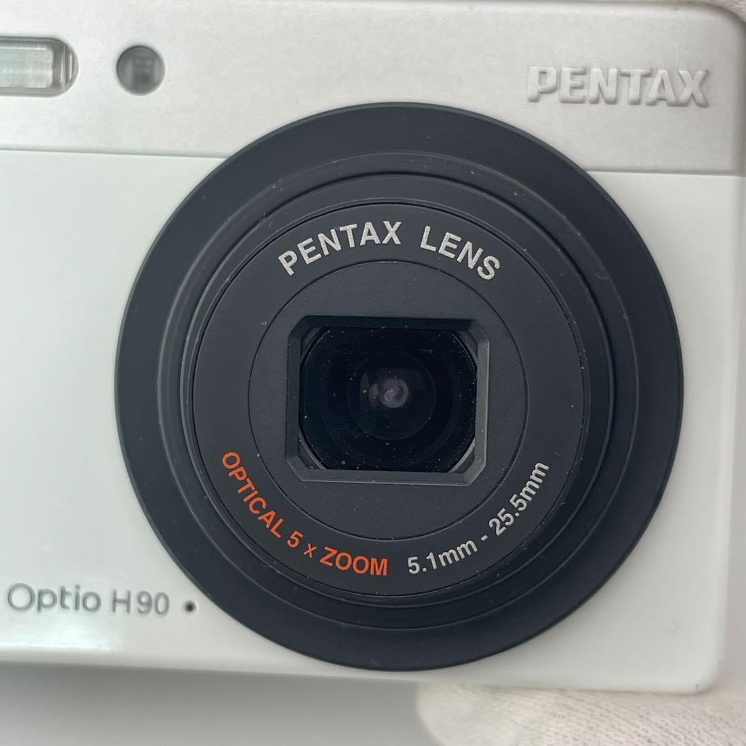 実写良⭕️外観美【動作確認済み】PENTAX OPTIO H90 コンデジ