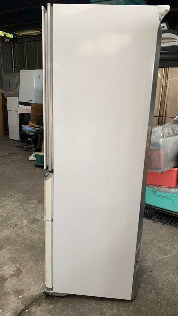 三ノンフロン冷凍冷蔵庫 MR-C37TL-W 370L 3ドア 2012年製