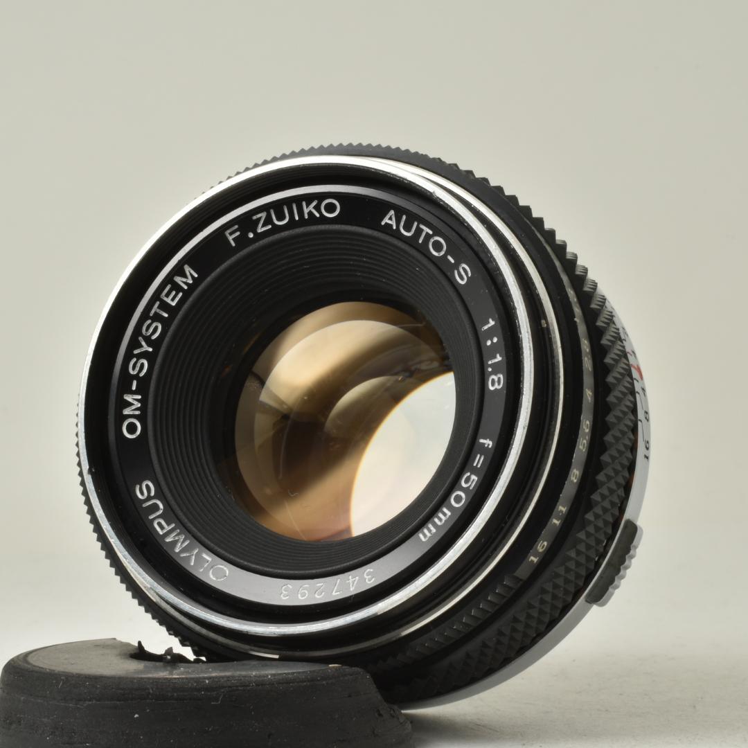 整備済 完動 Olympus OM-1 MD 50mm F1.8 露出計OK