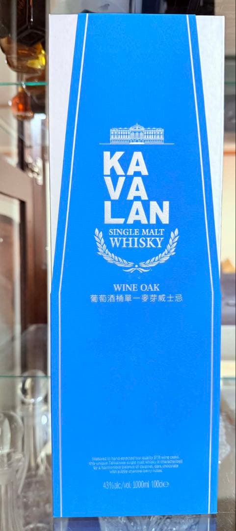 KAVALAN WINE OAK シングルモルトウイスキー 1000ml.