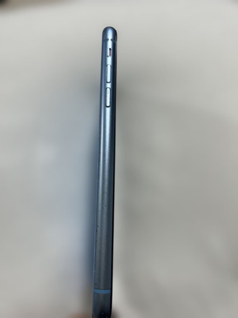 iPhone XR 64GB ブルー SIMロックなし 背面ヒビあり 動作確認済