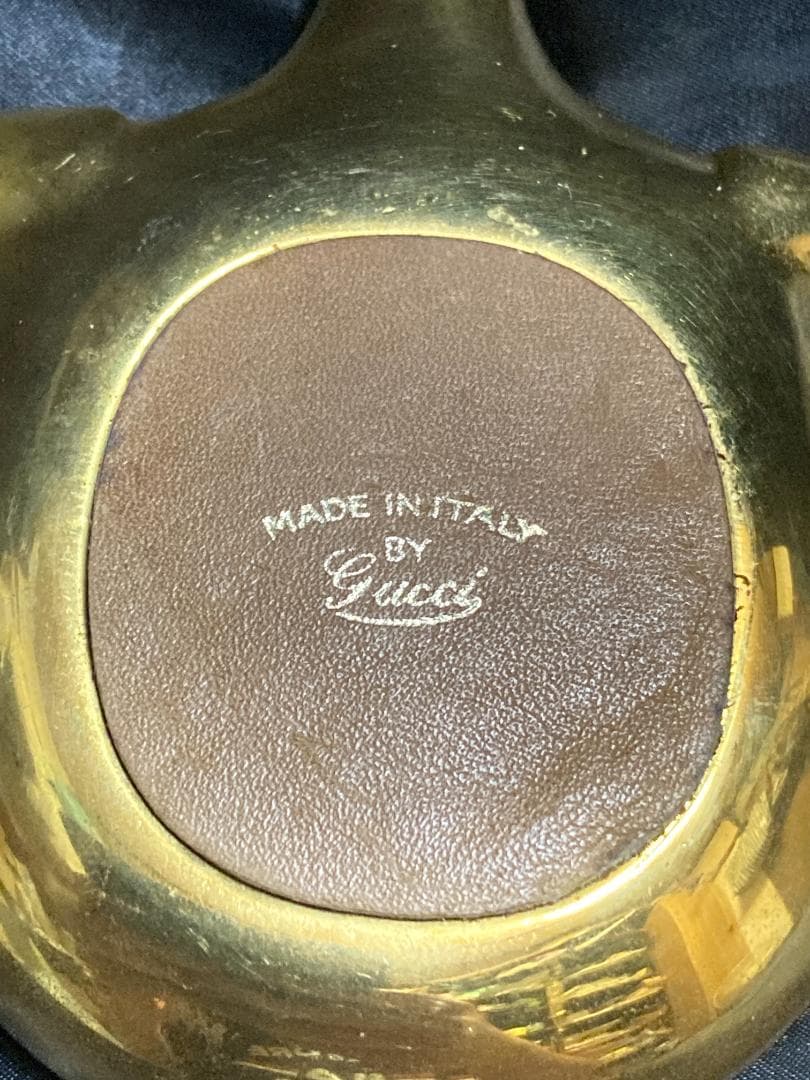 グッチ ホースビット トリンケットトレイ ゴールド トレー