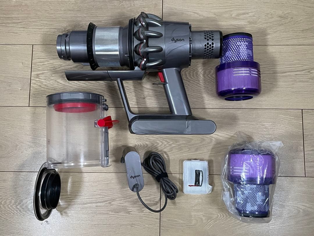 ダイソン⑩SV14V10 absolute仕様２ヘッド純正スタンド補強型トリガー