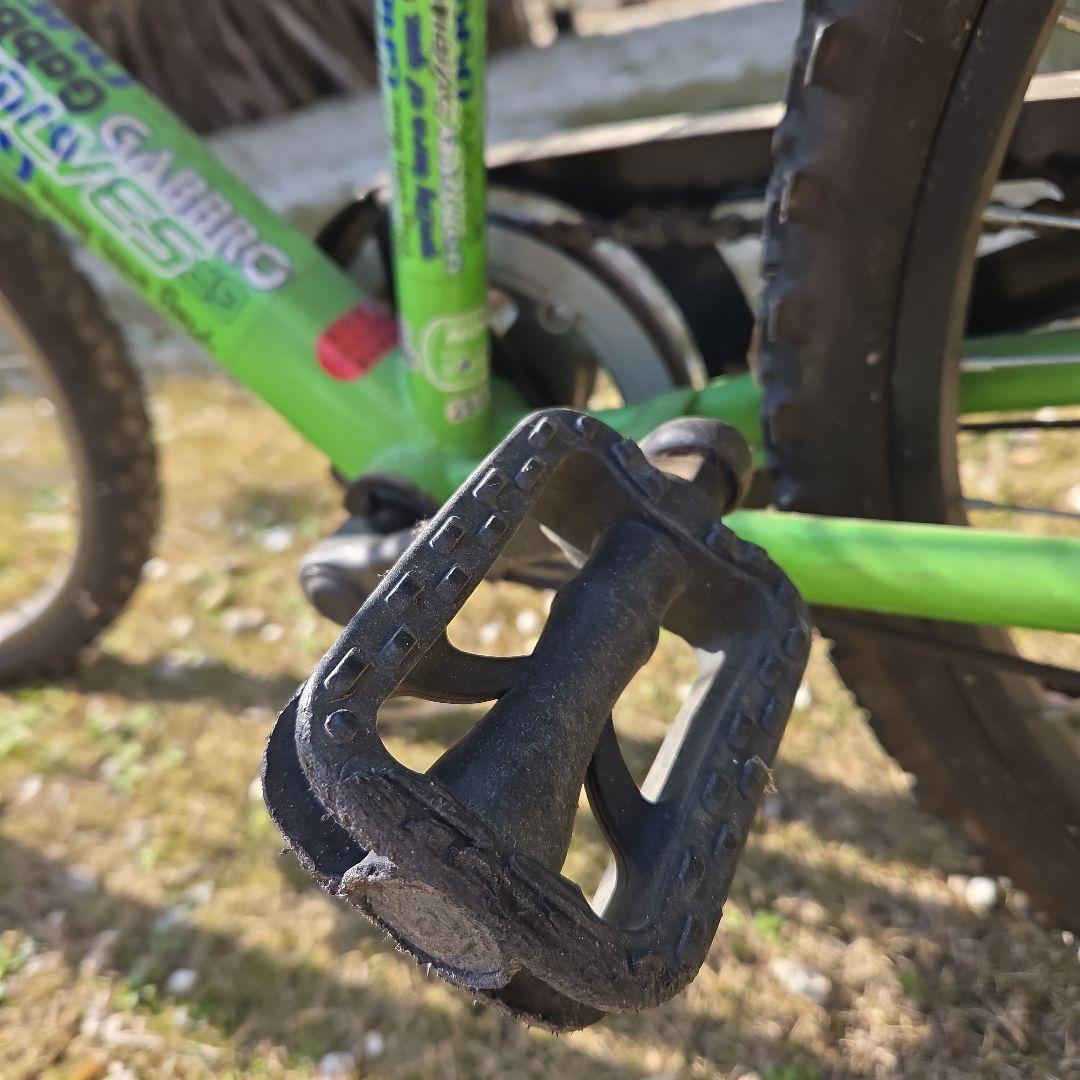 子供用自転車 グリーン 24インチ6段変速マウンテン【お値下げ】