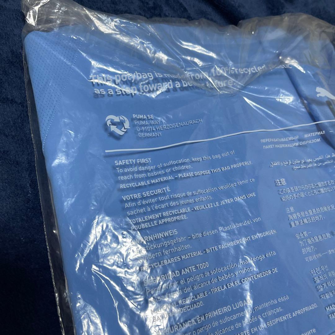 kamo 新品袋入り　マンチェスター・シティ Puma ジャージ ブルー