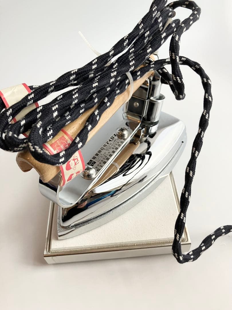 ナショナル　松下電工産業　業務用　アイロン 6号　台付　レトロ　極美品