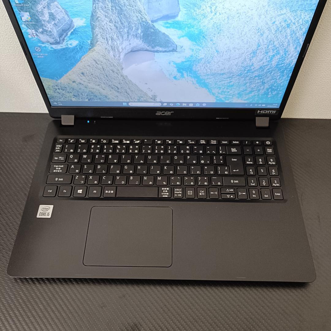 ノートPC 10世代 Corei5 Windows11 SSD メモリ8GB 黒