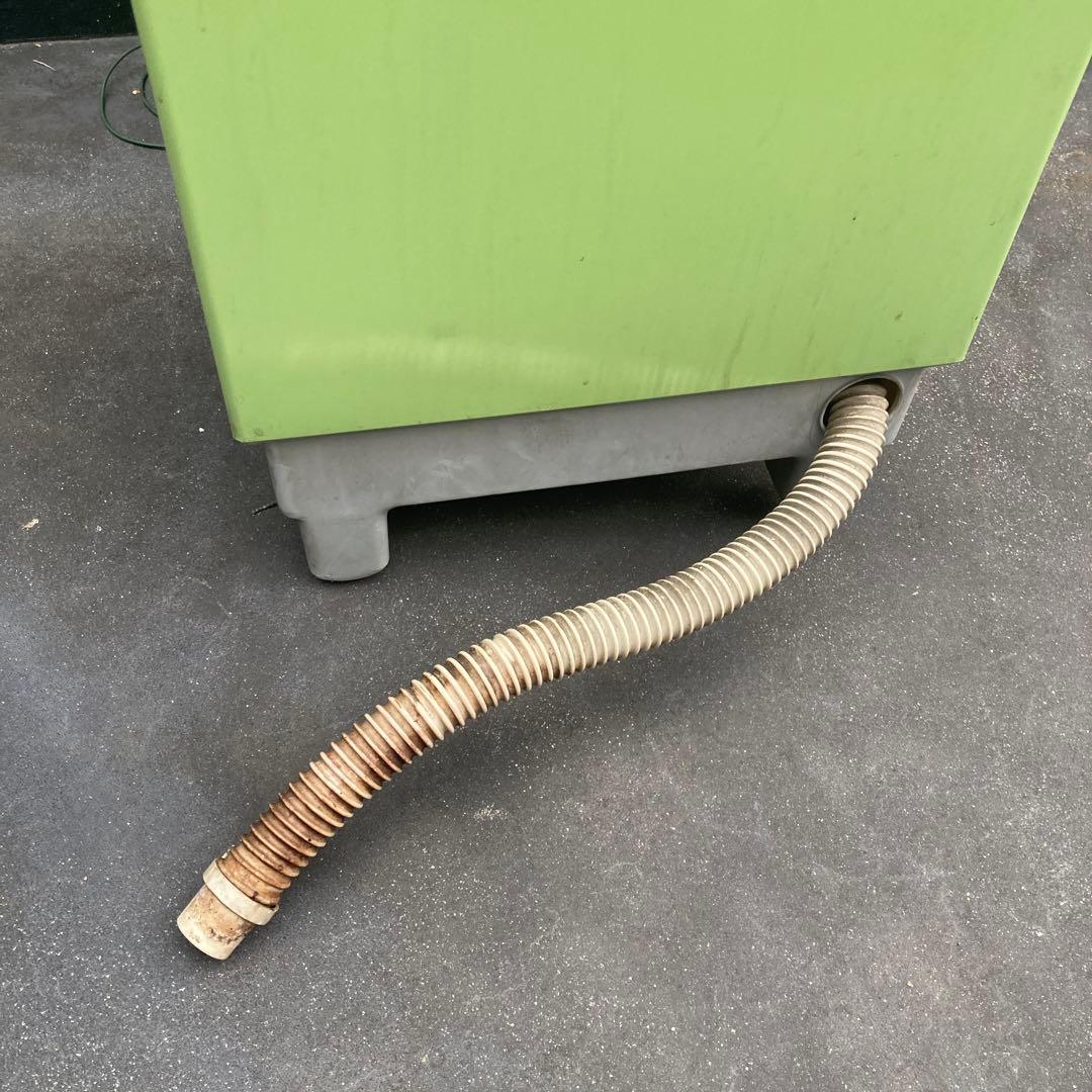 三菱　二層式洗濯機　千曲　CW-621G　緑　グリーン　動作確認済み　昭和レトロ