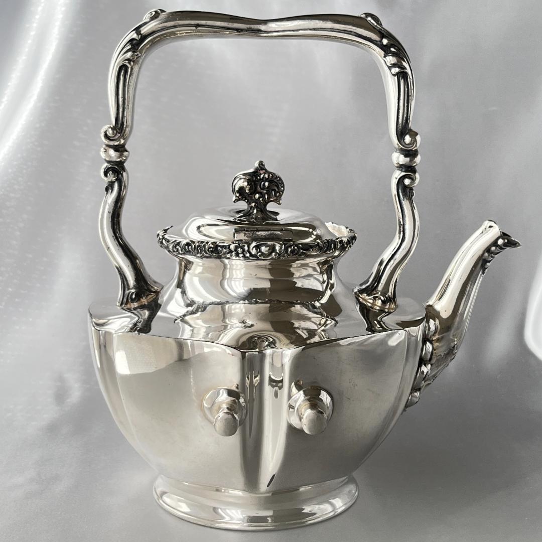 ティーケトル スタンド / バナー【シルバープレート】華麗！！