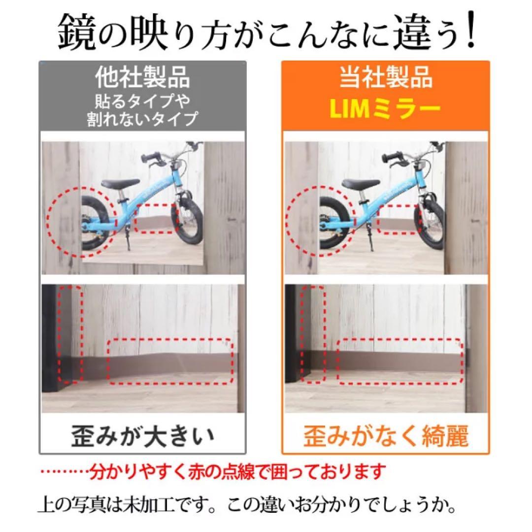 壁掛け 全身鏡 姿見 スリム スタンドミラー 割れない 薄型 縁無し