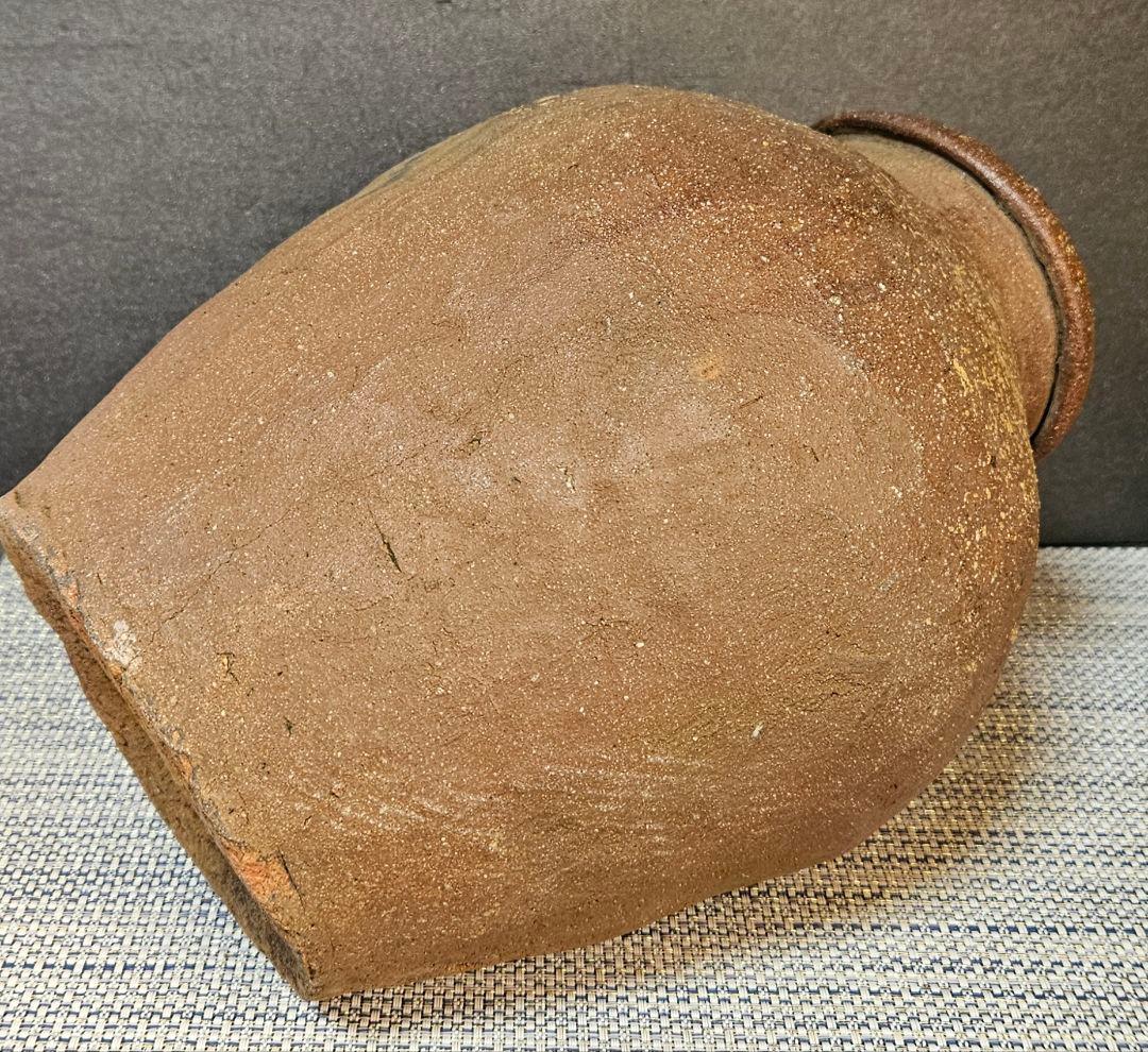 江戸時代　古常滑系　壺　種壺　花入　 花生　インテリア　オブジェ　高26.7cm