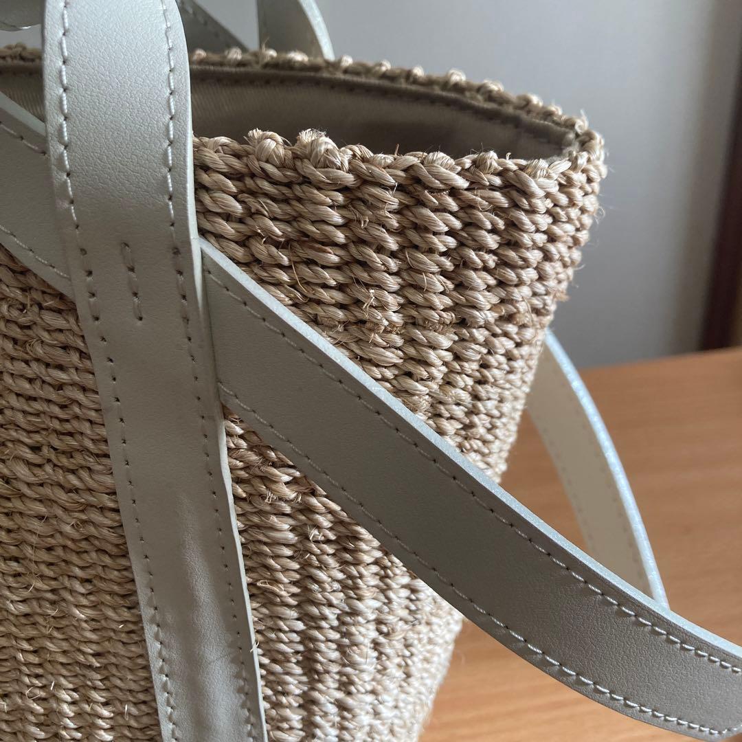 VIOLAd'ORO かごバッグ　ホワイト