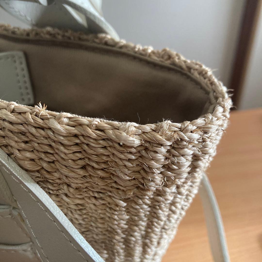 VIOLAd'ORO かごバッグ　ホワイト