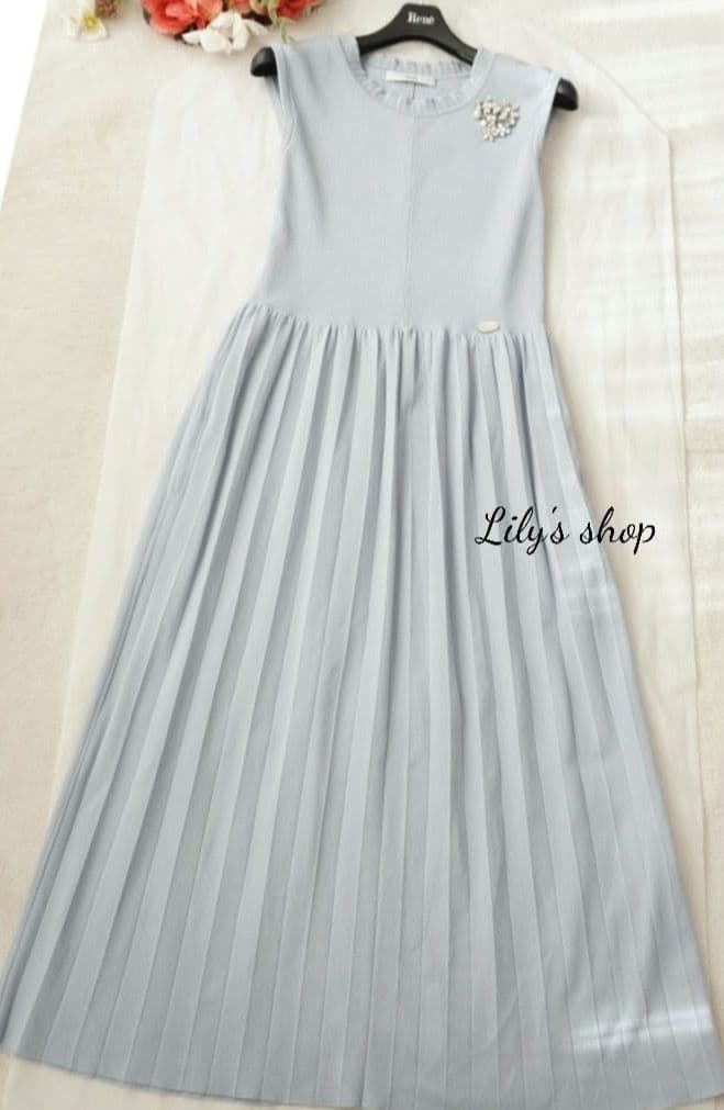 ルネ♡ニットプリーツワンピース