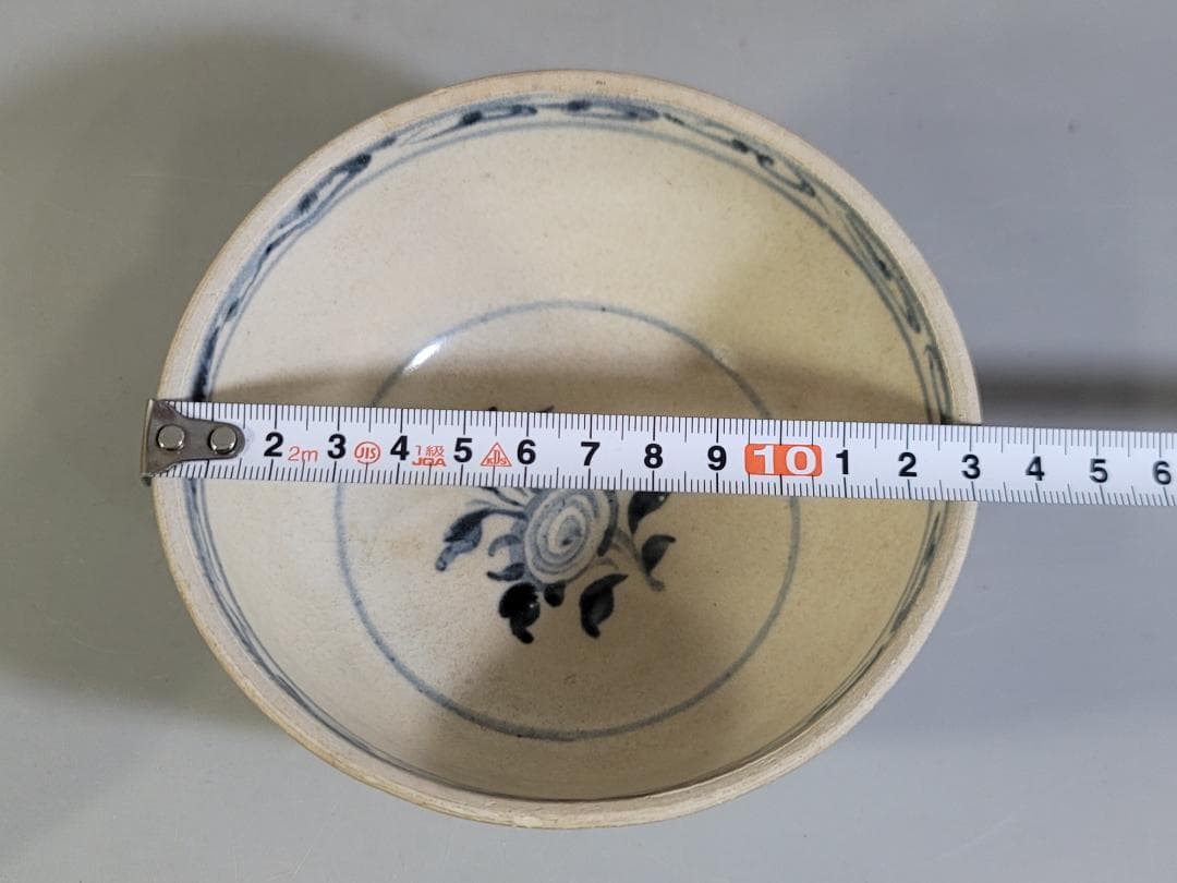 専用 茶道具 安南 染付 茶碗 時代物 DT435
