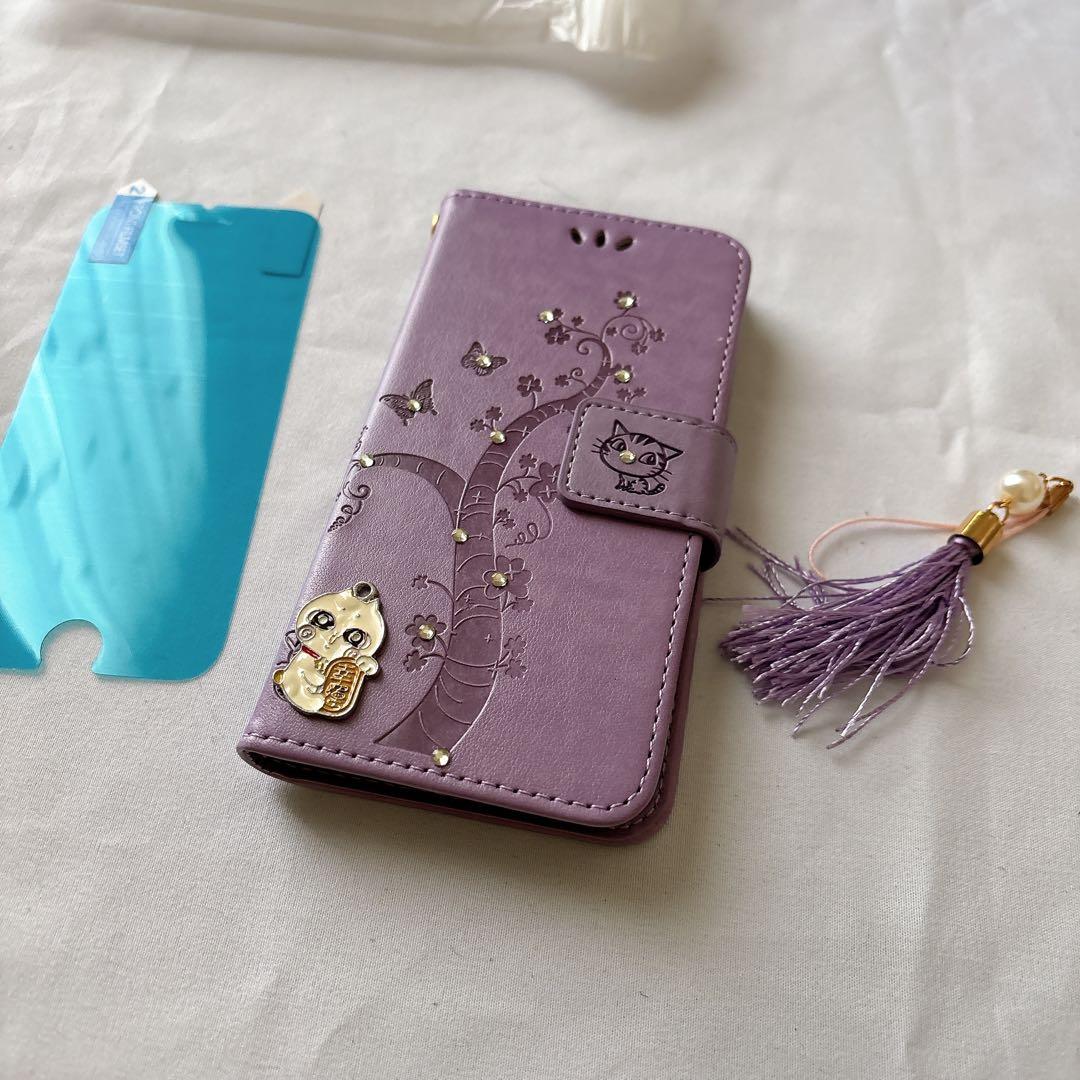 iPhone SE 2020 ケース iPhone 8 手帳型 かわいい 猫