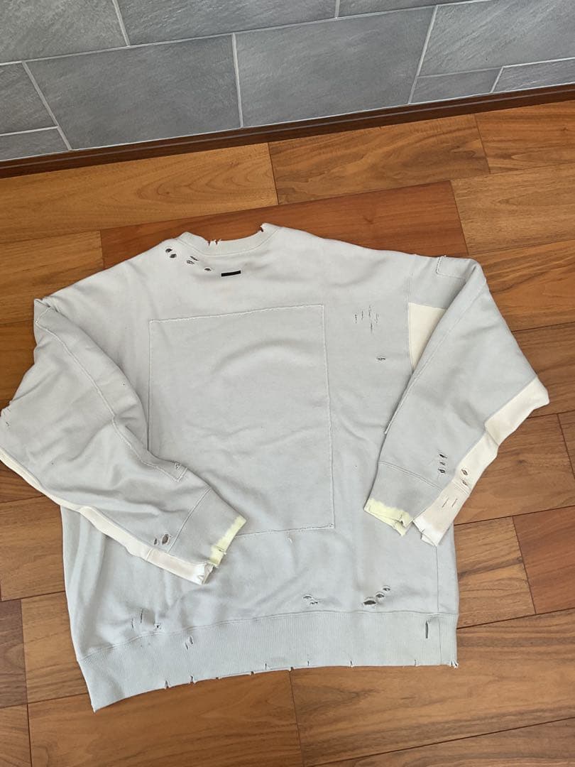 steinダメージ加工スウェット サイズS