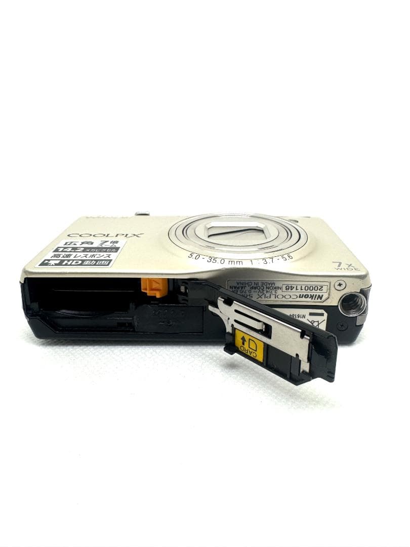Nikon COOLPIX S6000 シルバー 動作確認済み デジカメ