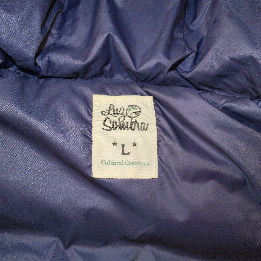 Lサイズ 美品【ルースイソンブラ】中綿フード付 ダウンジャケット 保温性◎