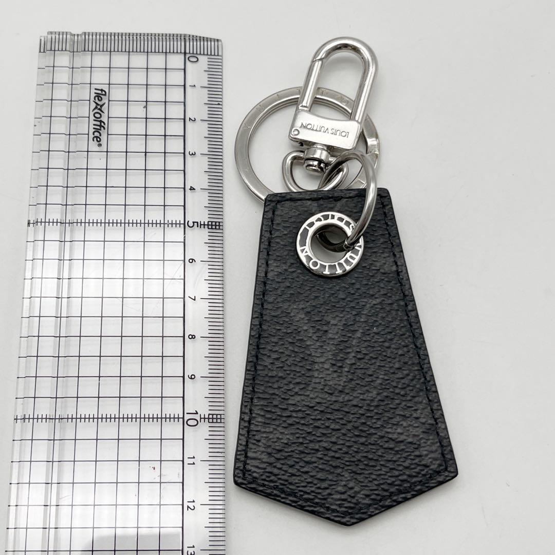 ルイヴィトン モノグラム エクリプス アンシャッペ イニシャル　黒　キーリング