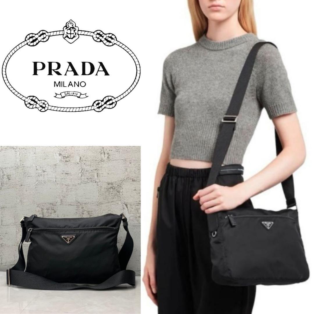 PRADA ショルダーバッグ プラダ カメラバッグ BT0421 後期 良品 黒