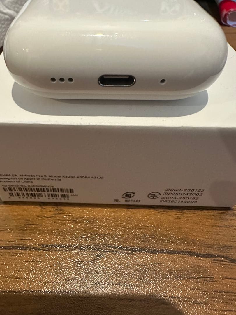 Apple AirPodsPro3 箱、イヤーピース付き