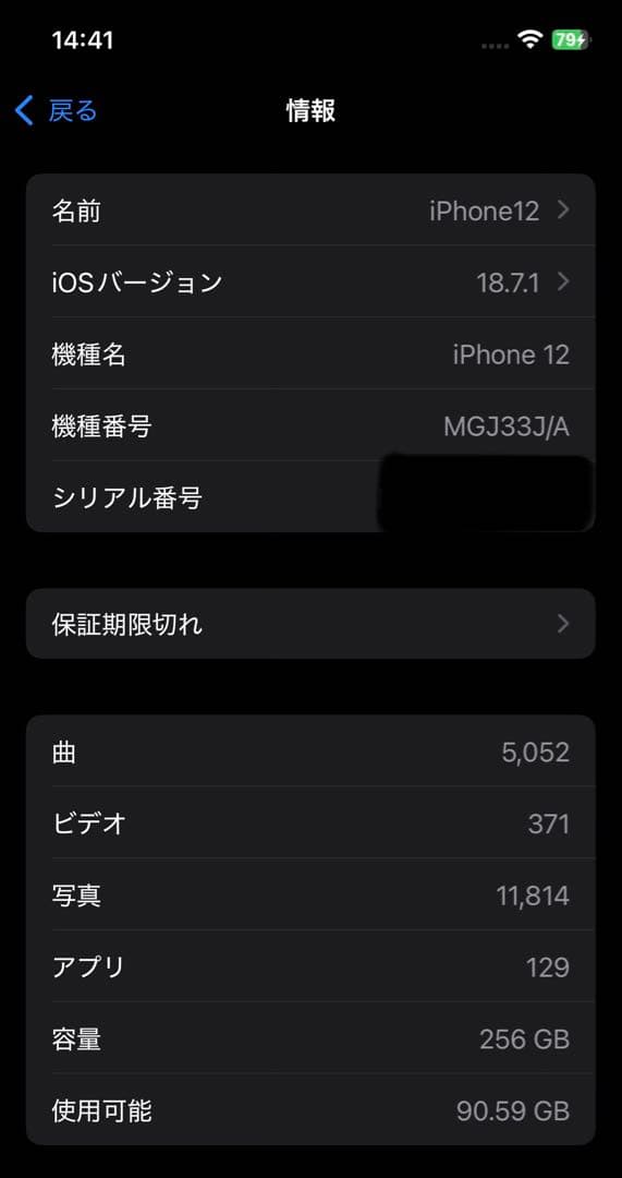 Apple iPhone 12 256GB ブルー 本体 SIMフリー スマホ