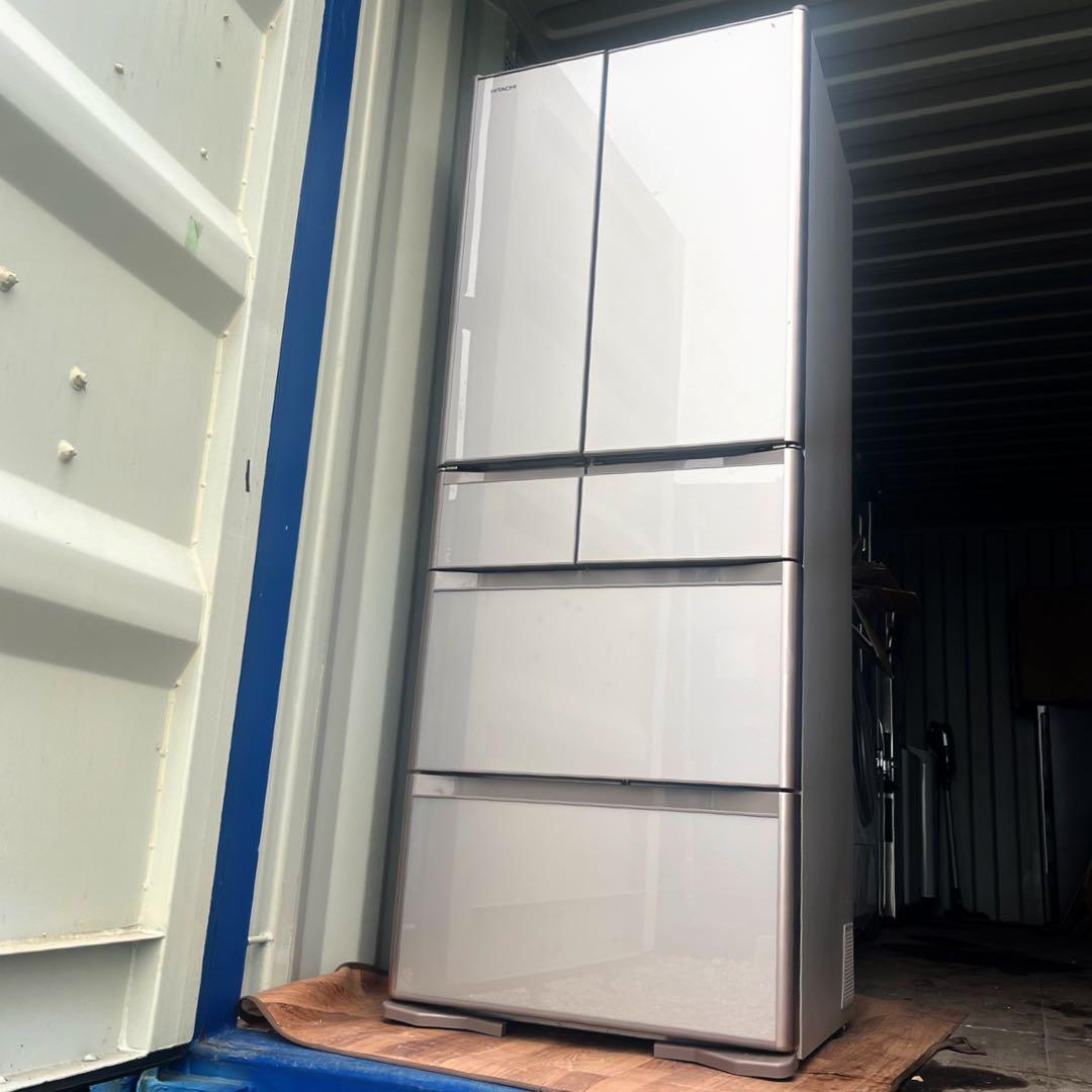 取付無料！日立真空チルド搭載！高性能おしゃれインテリア6ドア冷蔵庫！洗濯機