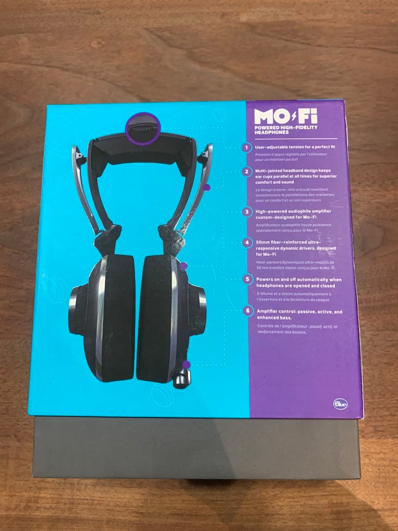 Mo-Fiモーファイ　アンプ内蔵ヘッドホン