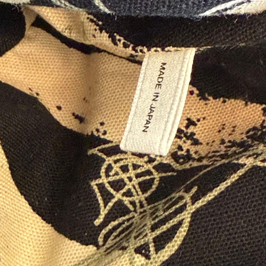 ヴィヴィアンウエストウッド　ショルダーバッグ　ゴールド金具　オーブ　内側総柄　黒