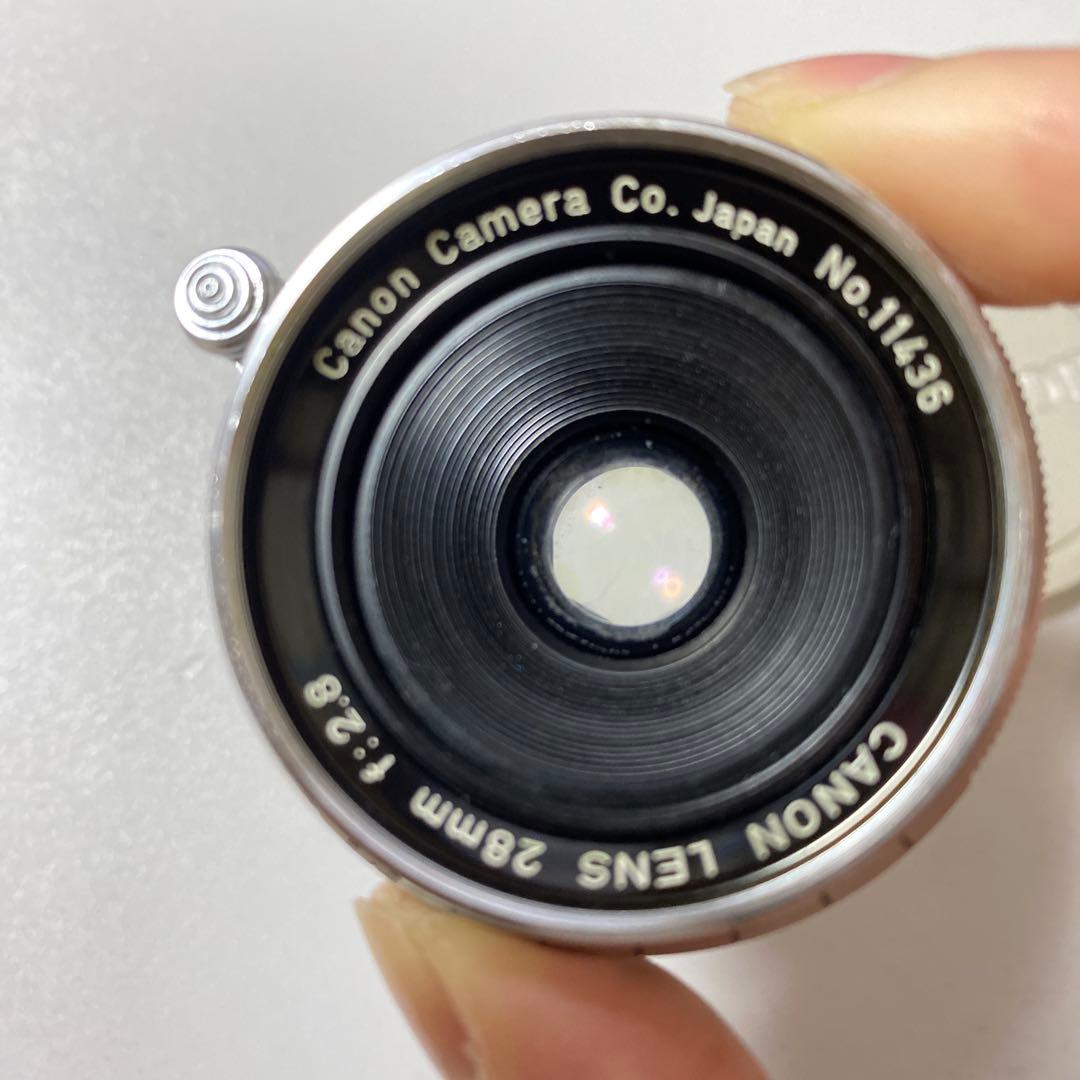 Canon lens 28mm 2.8 レアレンズL39