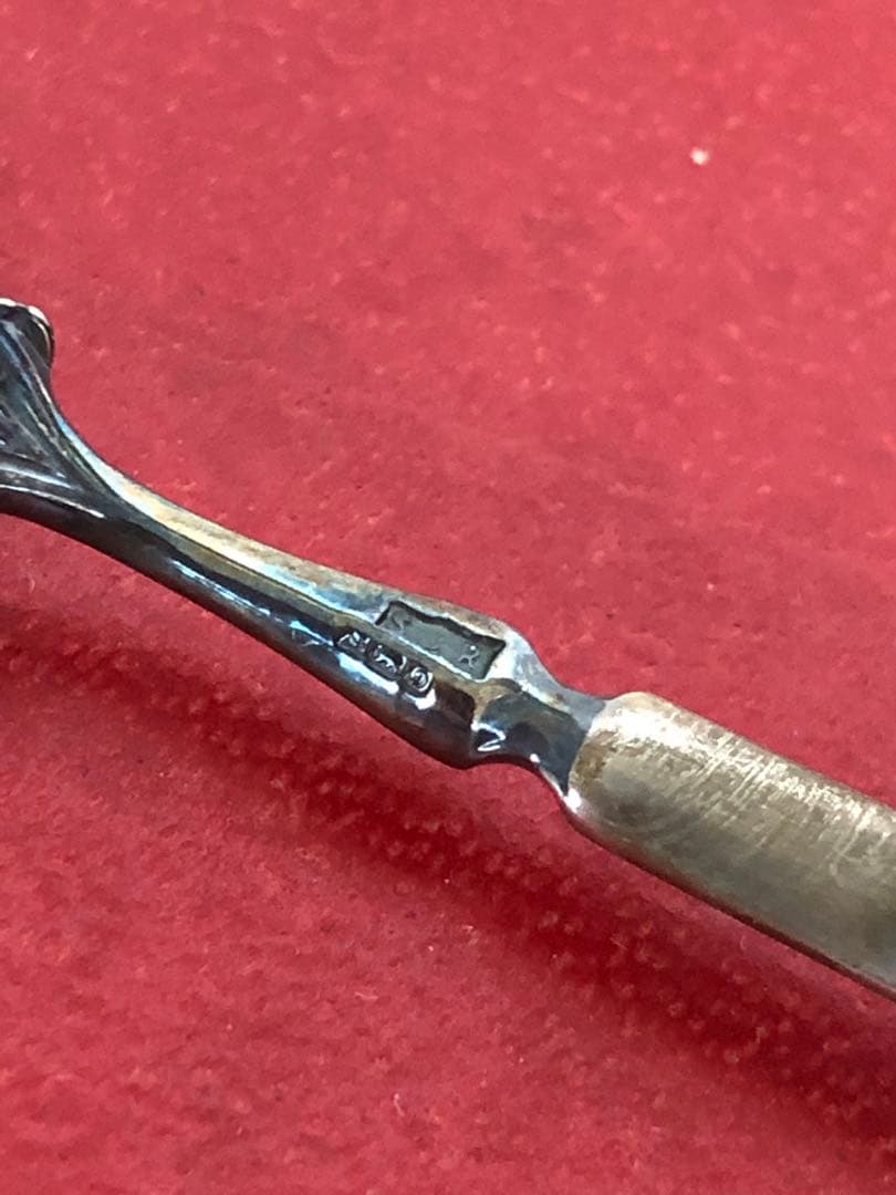 ビンテージ　純銀製　S.J.Rose & Son デミタススプーン　アンティーク