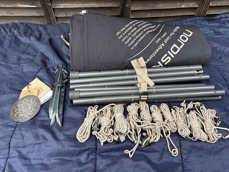 美品！Nordisk ノルディスク タープ カーリ20 ブラックエディション