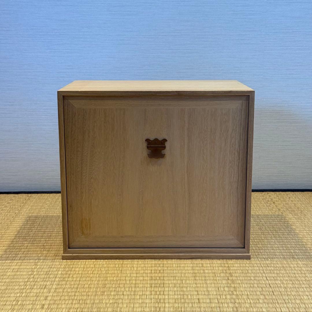 指物師 萩井一丘 作 桐器局 共箱 美品 未使用 茶道具