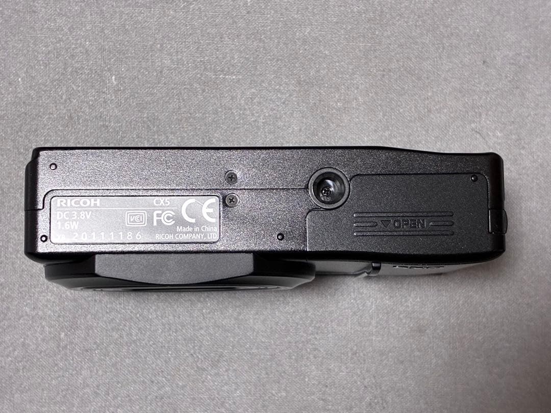 RICOH CX5 リコー デジカメ オールド コンデジ ブラック SDカード付