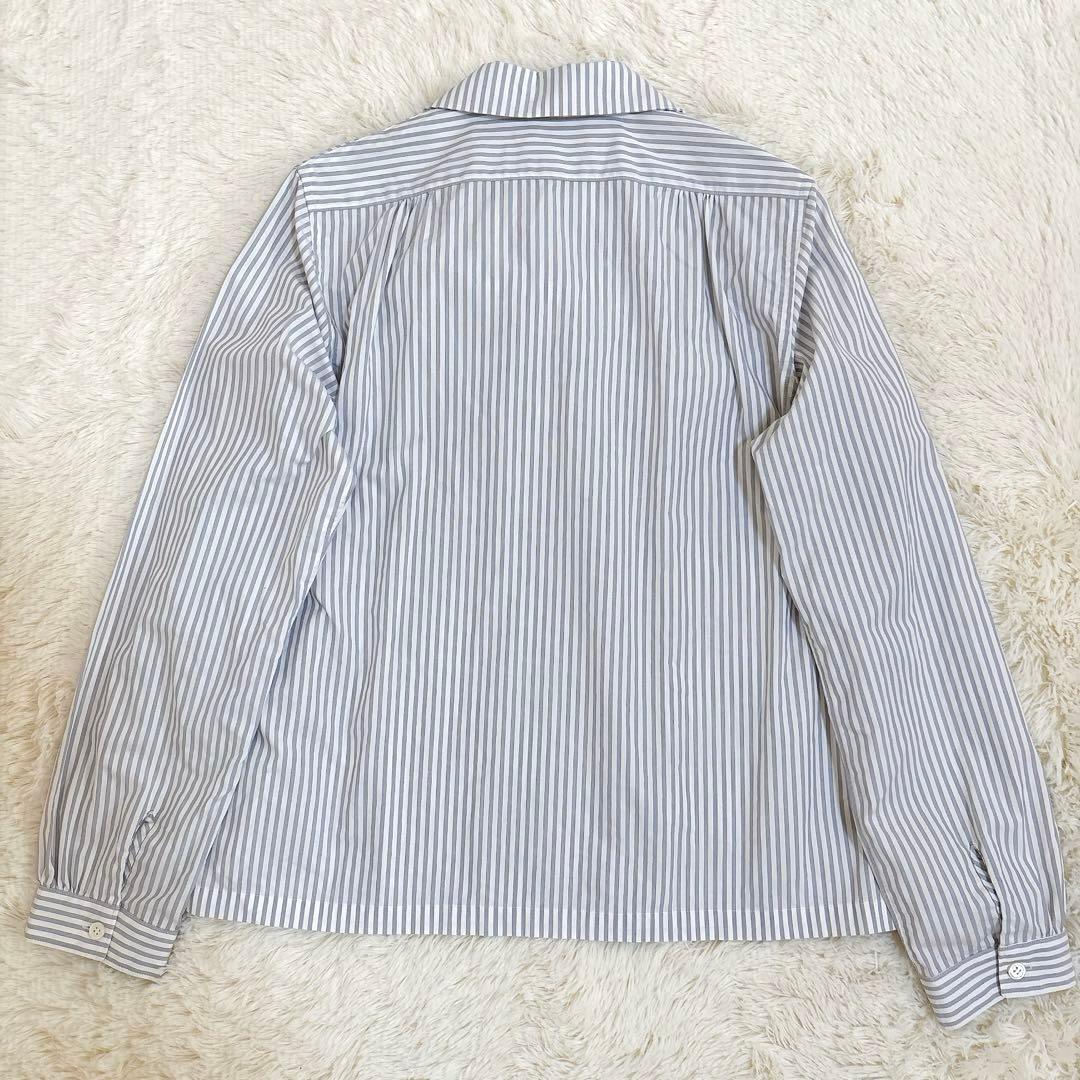 希少☆COMME des GARCONS ストライプ シャツ フリル 丸襟