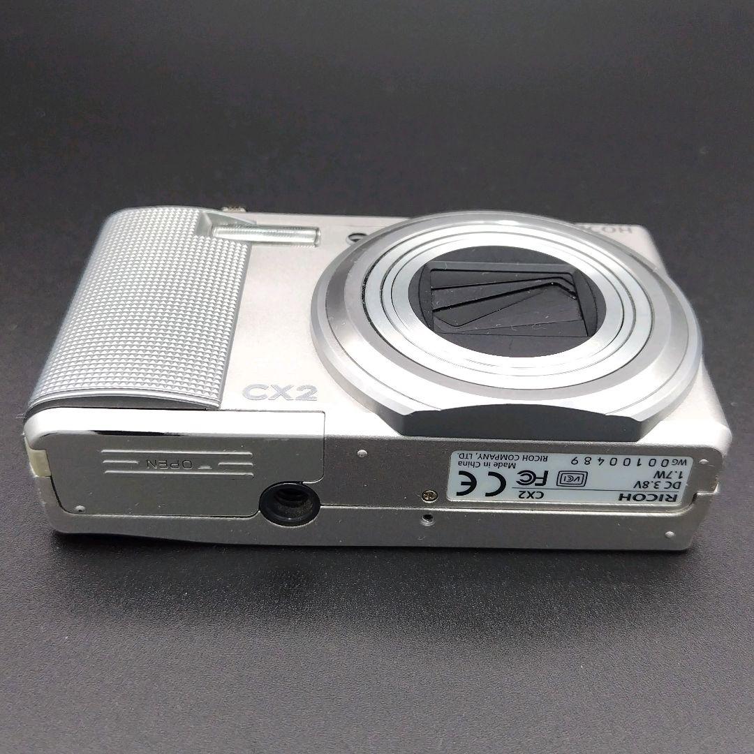 RICOH CX2 シルバー　バッテリー・充電器セット　動作確認済