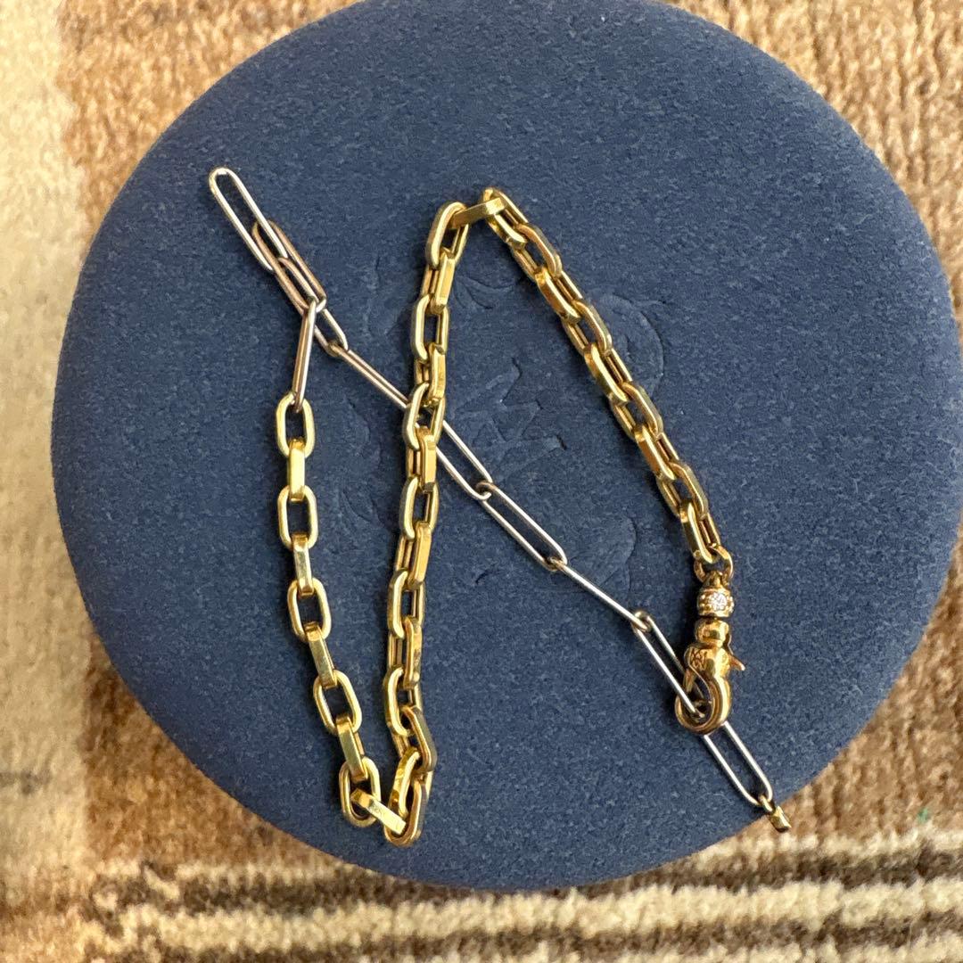 MILAMORE デュオチェーン Jr. アンクレット ダイヤモンド 18K