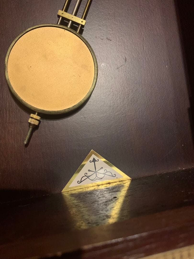 中古Aichi Tokei spanish vela振り子時計 ゼンマイ式柱時計